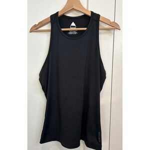 Burton Living Lining Racerback Tank Top Black Small Activewear Base Layer S